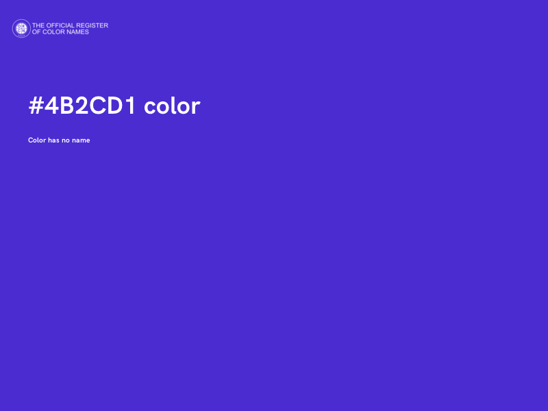 #4B2CD1 color image