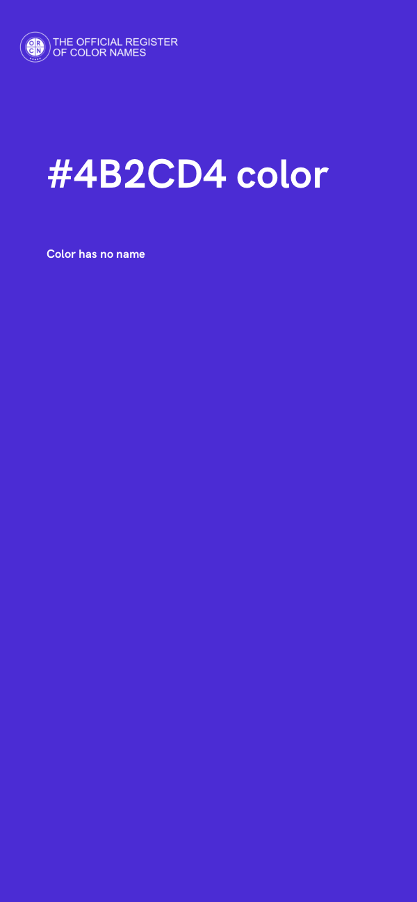 #4B2CD4 color image