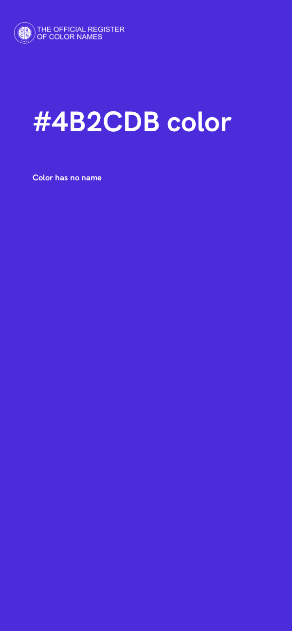 #4B2CDB color image