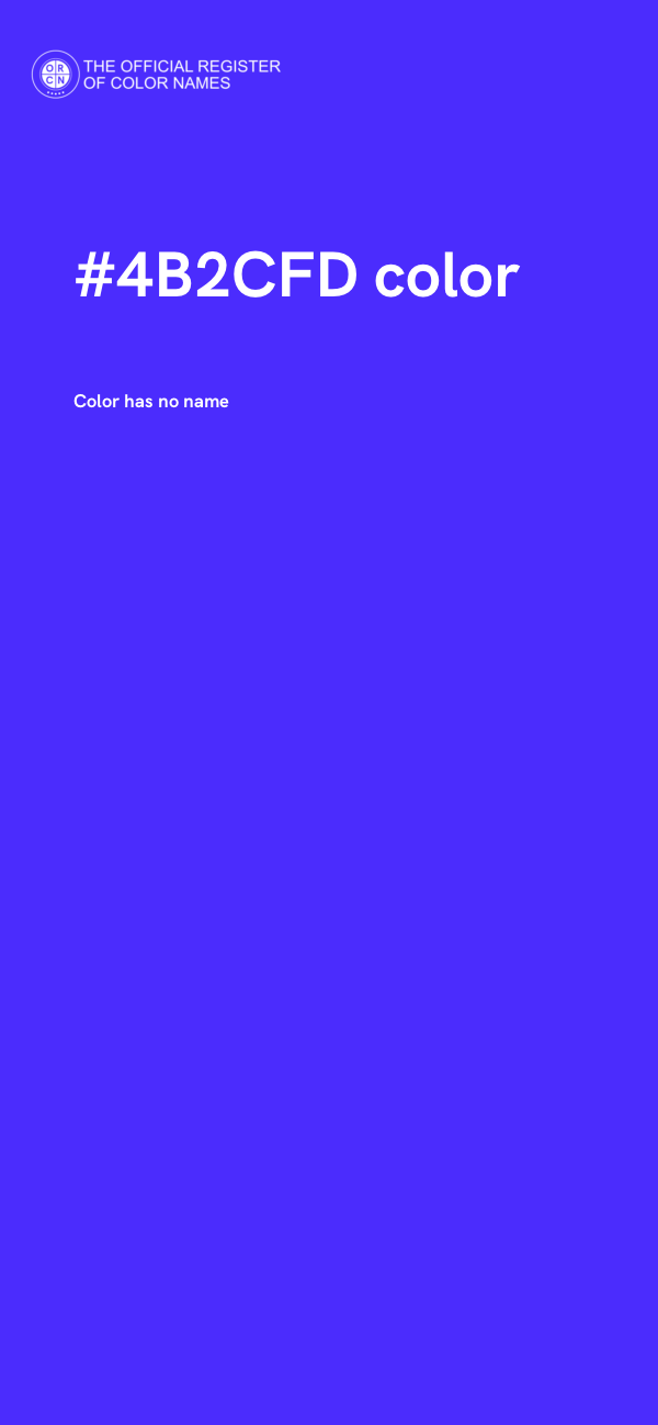 #4B2CFD color image