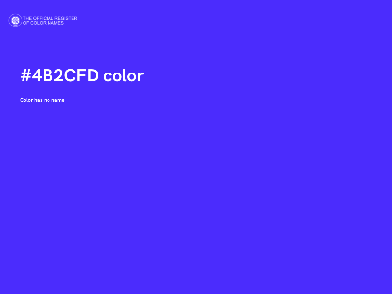 #4B2CFD color image