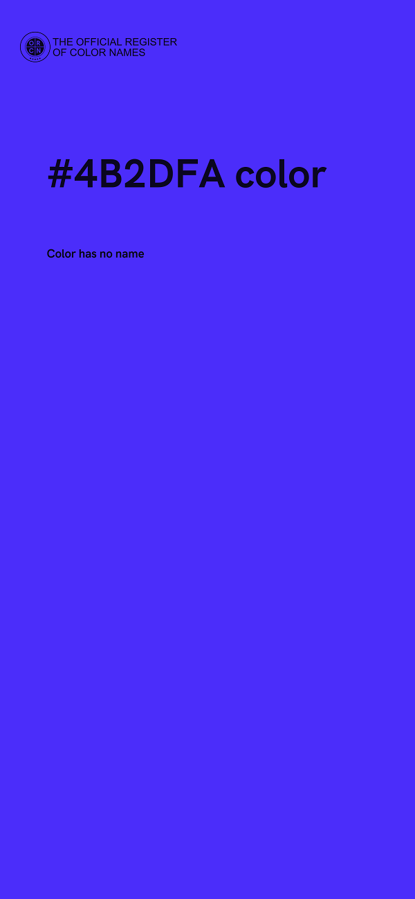 #4B2DFA color image