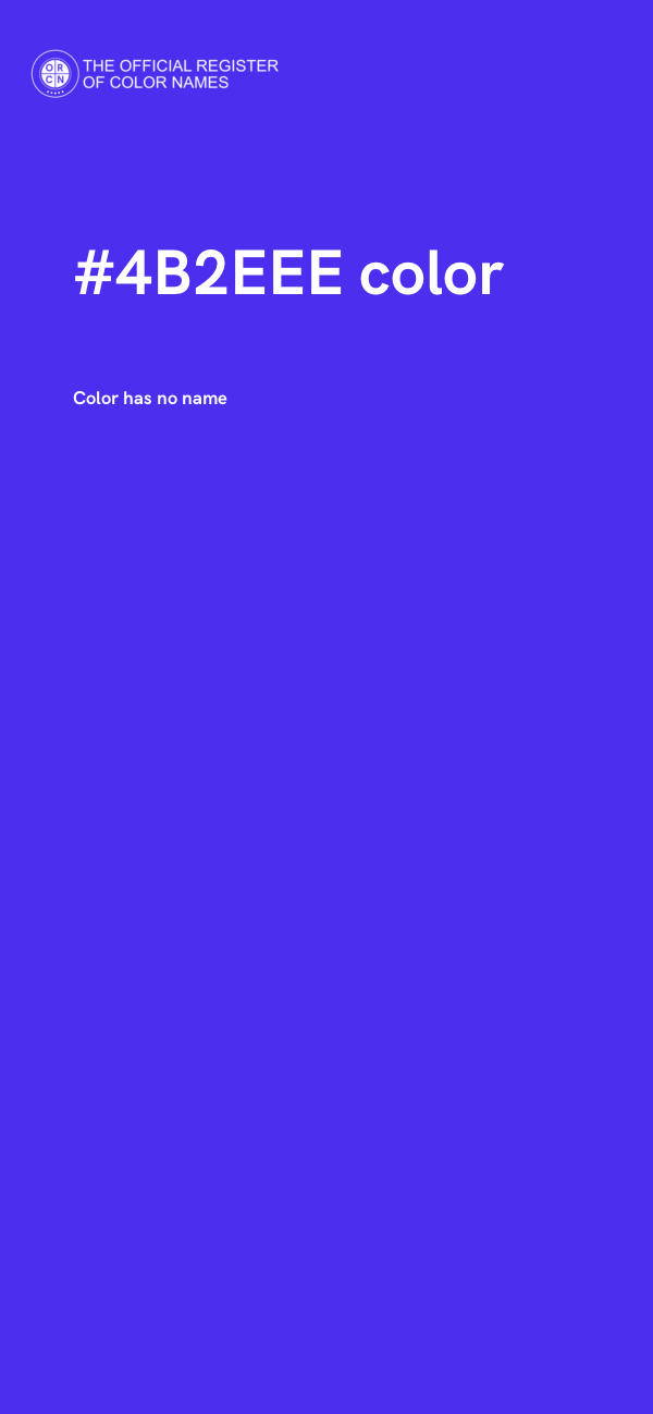 #4B2EEE color image