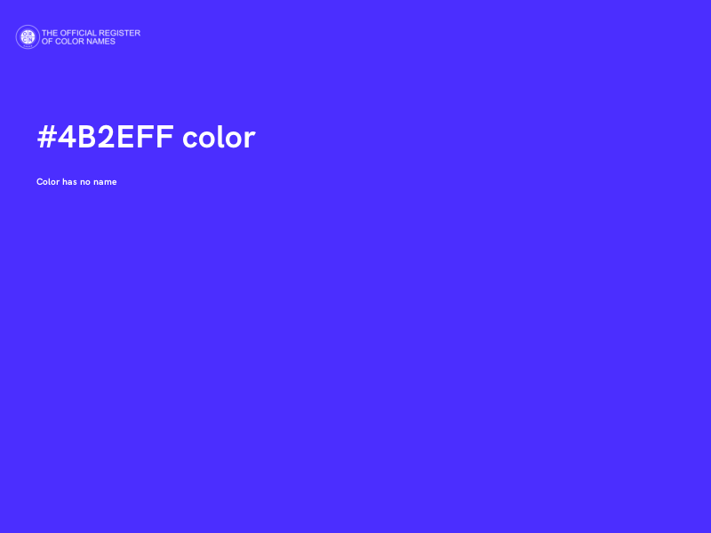 #4B2EFF color image
