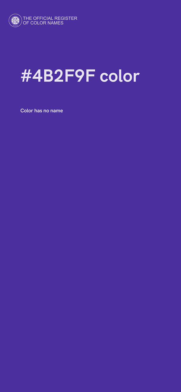 #4B2F9F color image