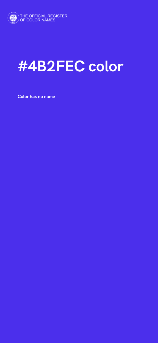 #4B2FEC color image