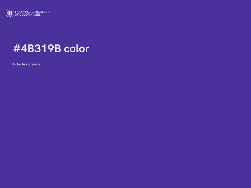 #4B319B color image