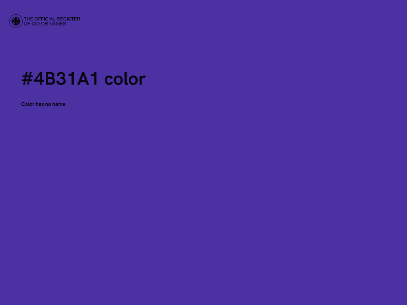 #4B31A1 color image
