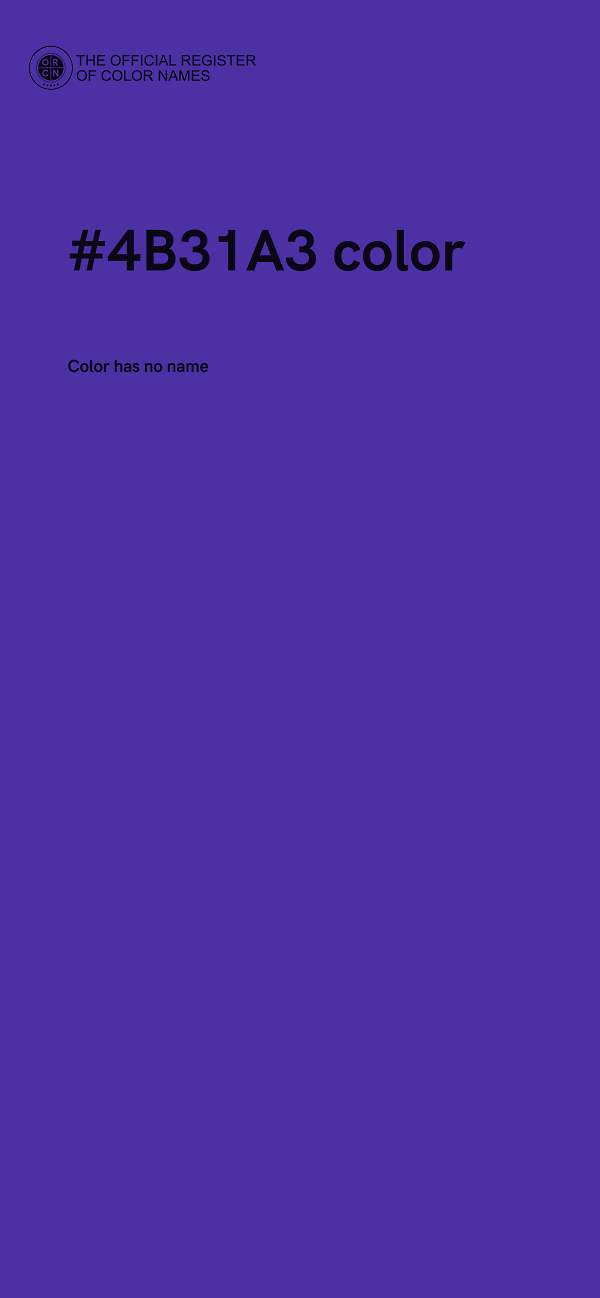 #4B31A3 color image