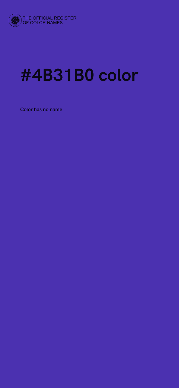 #4B31B0 color image