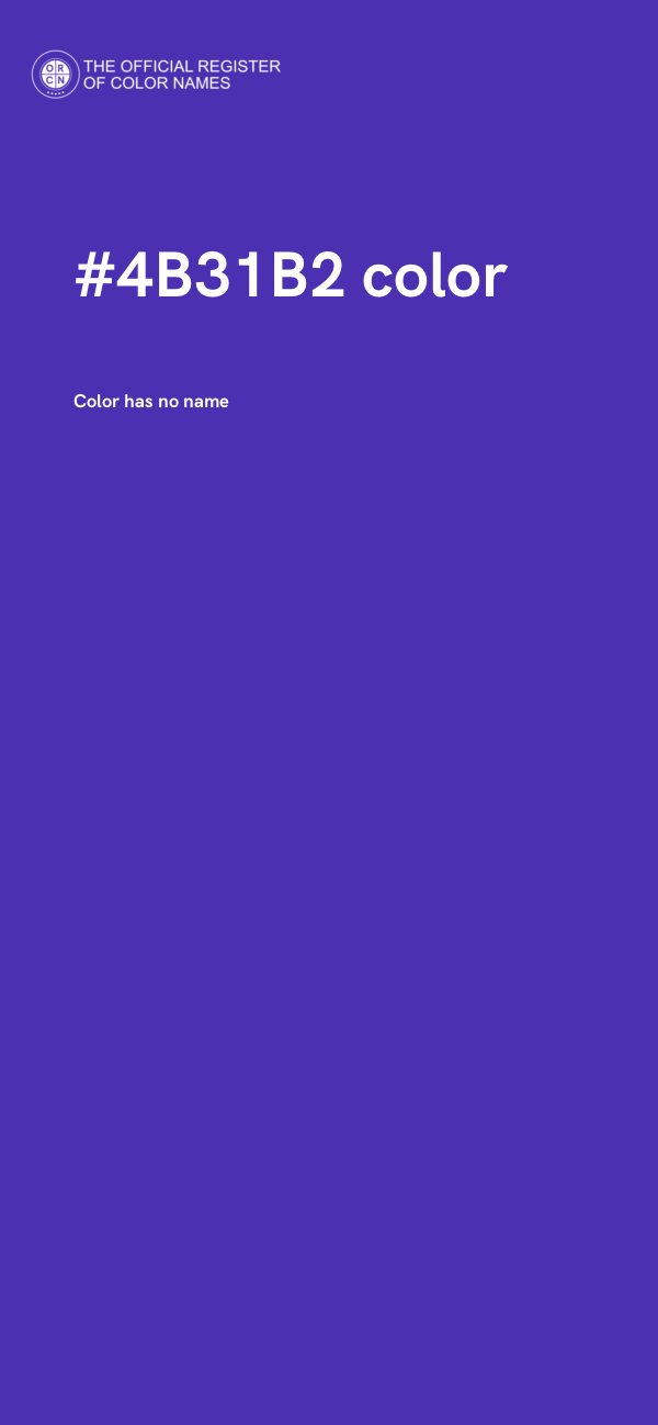 #4B31B2 color image