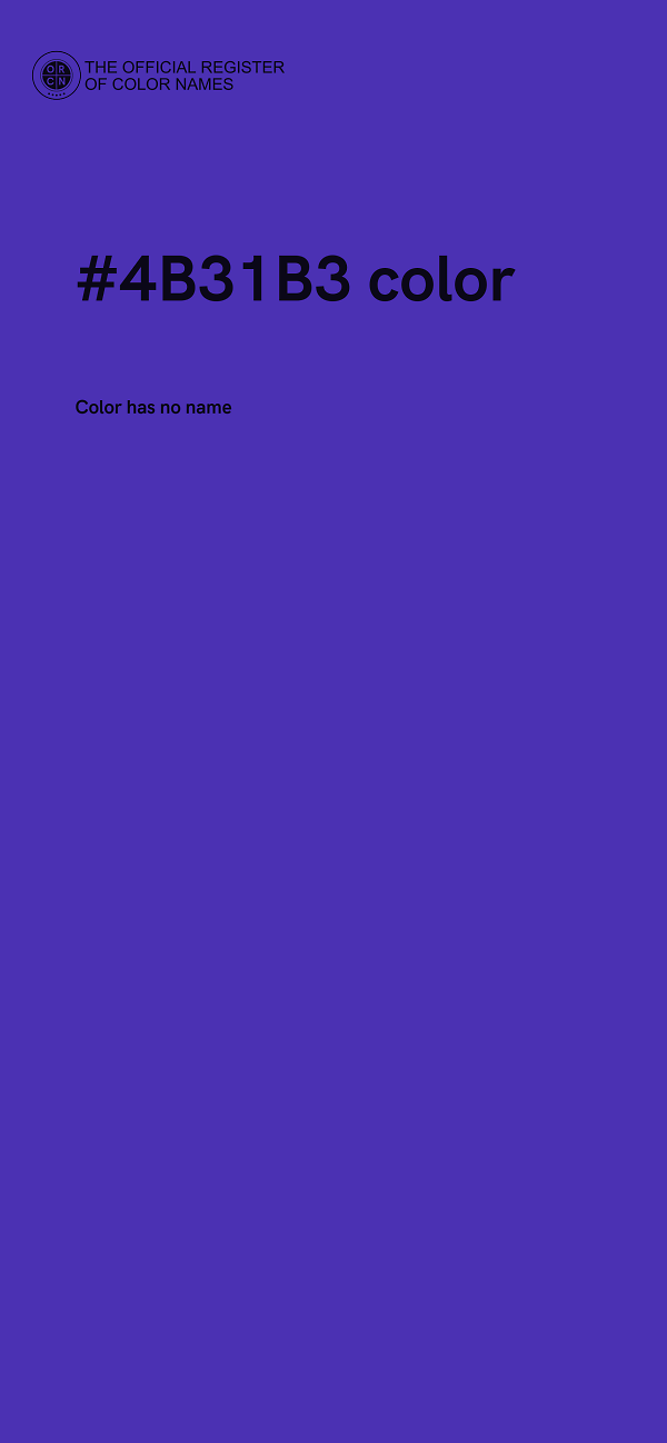 #4B31B3 color image