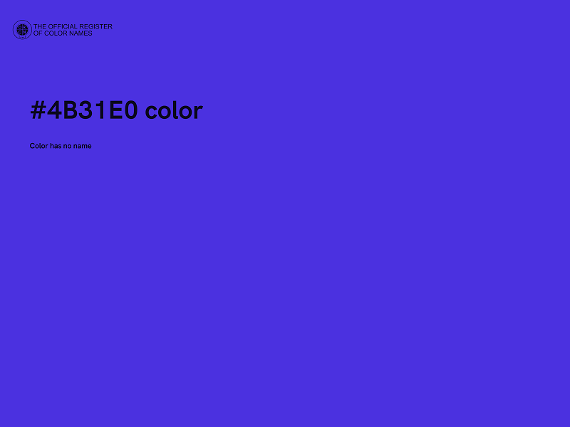 #4B31E0 color image