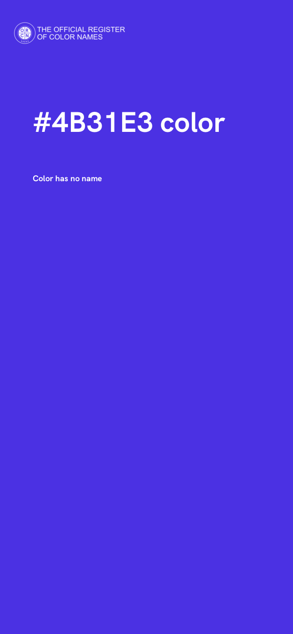 #4B31E3 color image