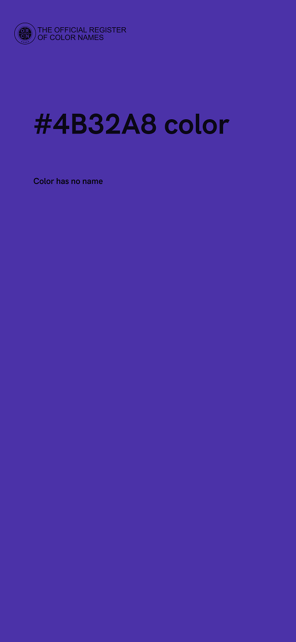 #4B32A8 color image
