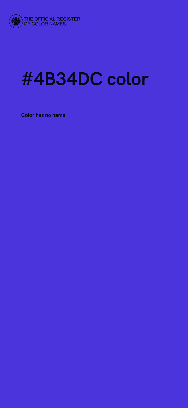 #4B34DC color image