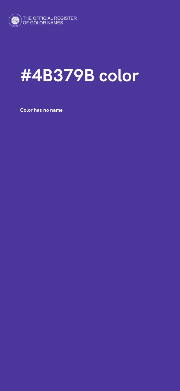 #4B379B color image