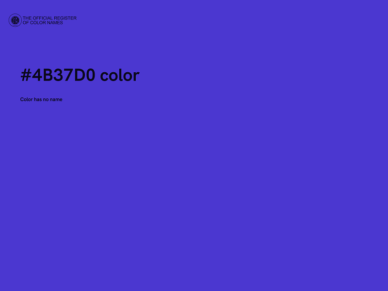 #4B37D0 color image
