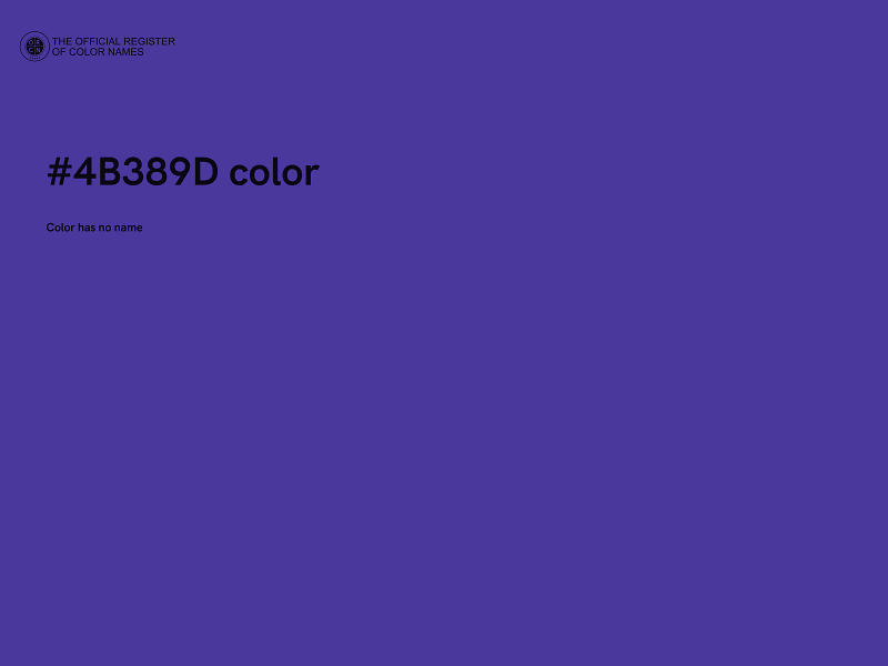 #4B389D color image