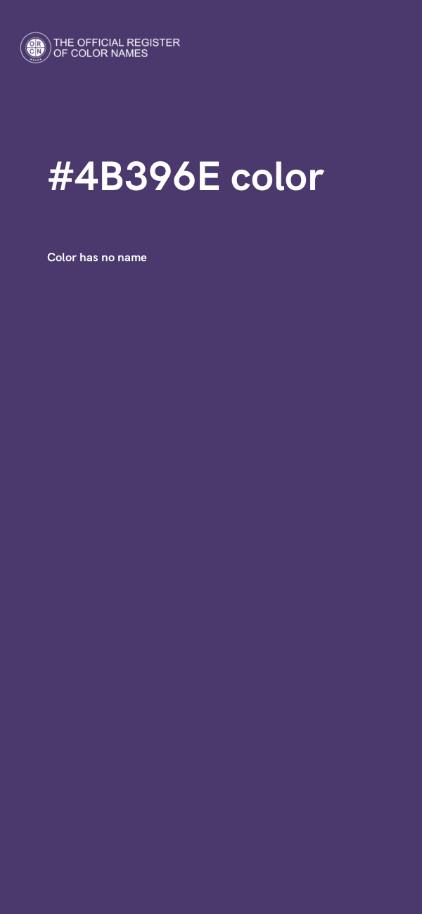 #4B396E color image