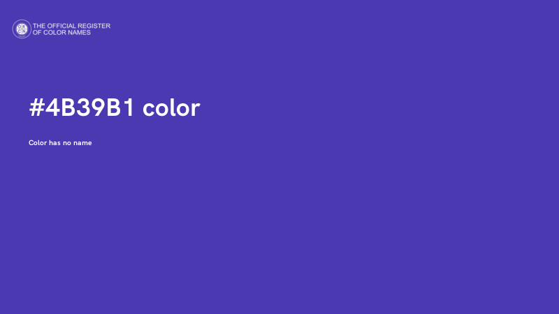 #4B39B1 color image