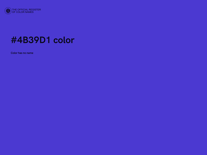 #4B39D1 color image