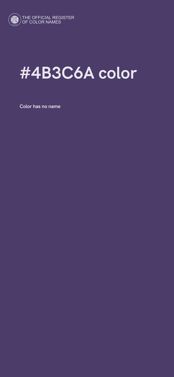 #4B3C6A color image