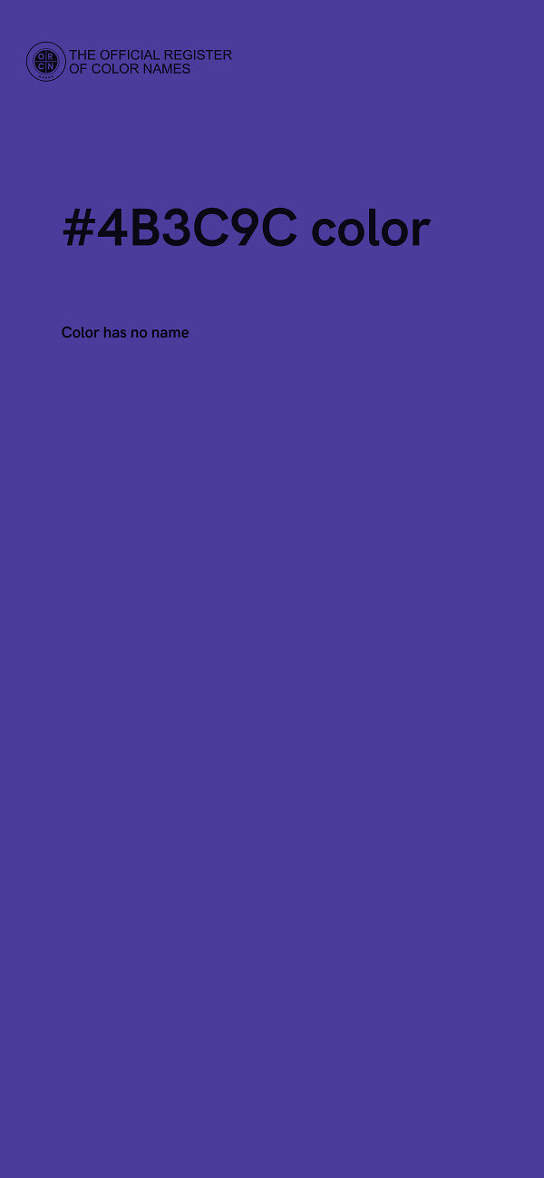 #4B3C9C color image