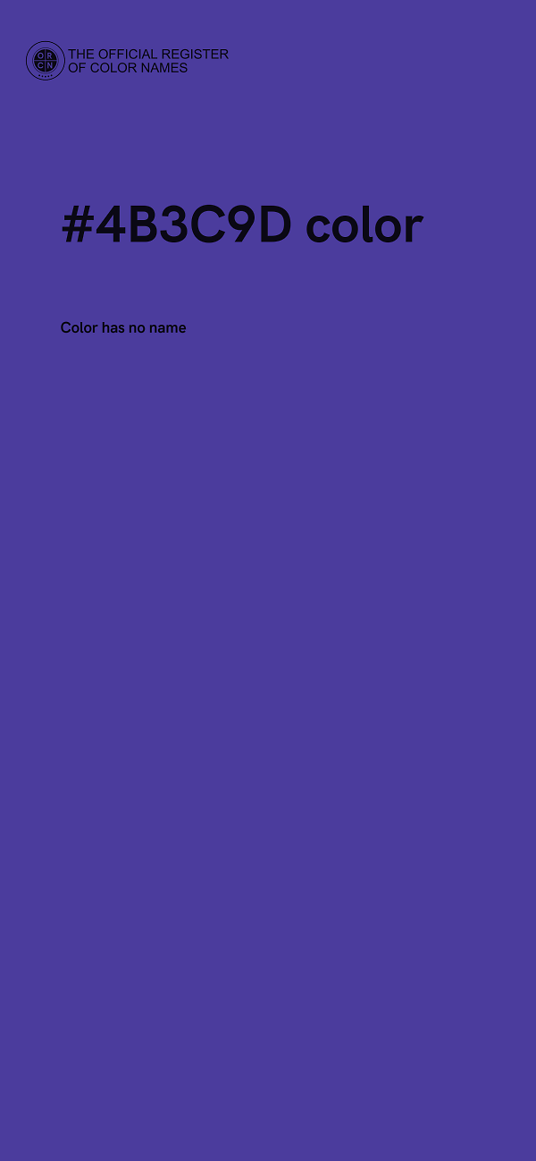 #4B3C9D color image