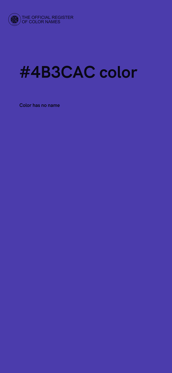 #4B3CAC color image