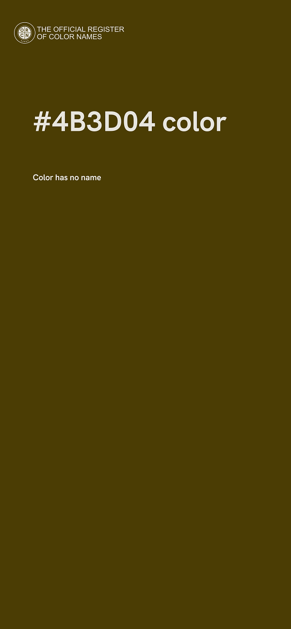 #4B3D04 color image