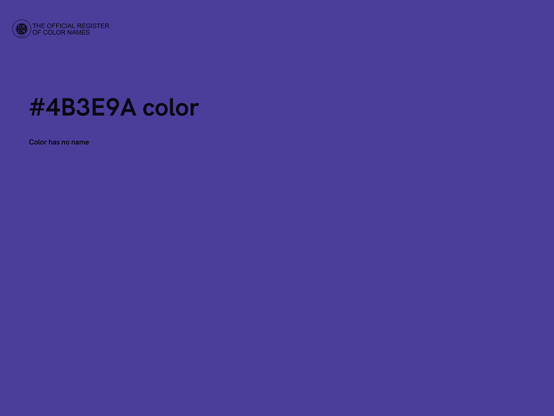 #4B3E9A color image