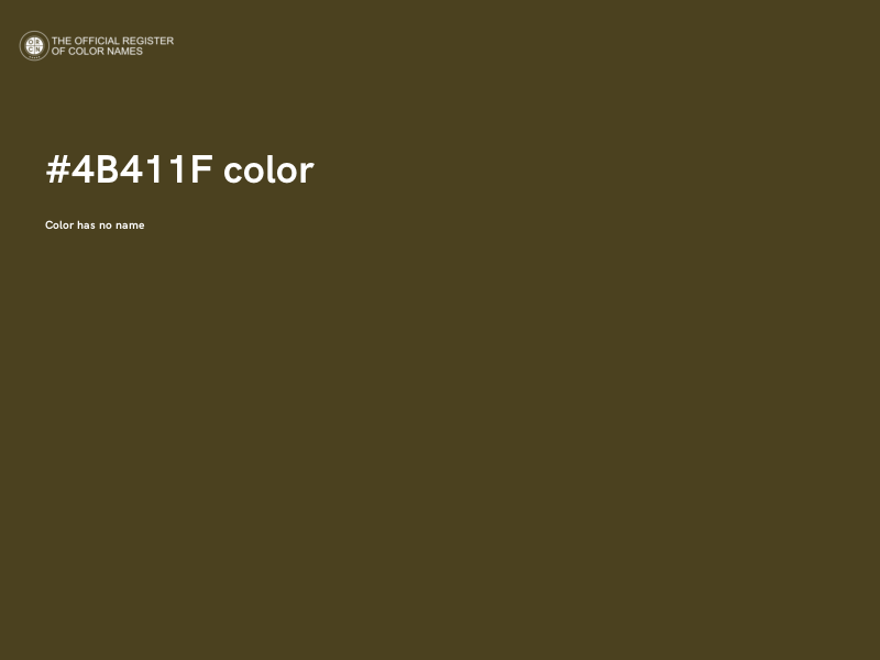 #4B411F color image