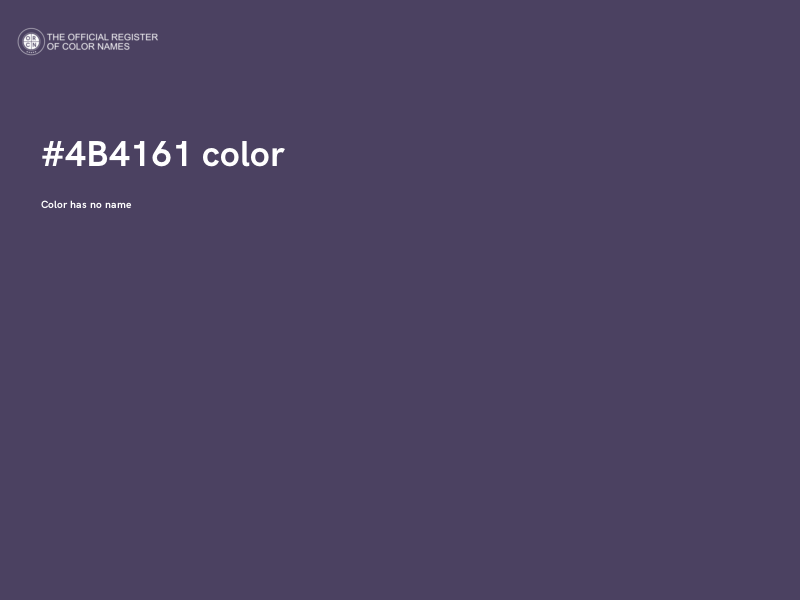 #4B4161 color image