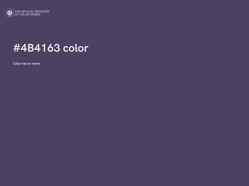 #4B4163 color image