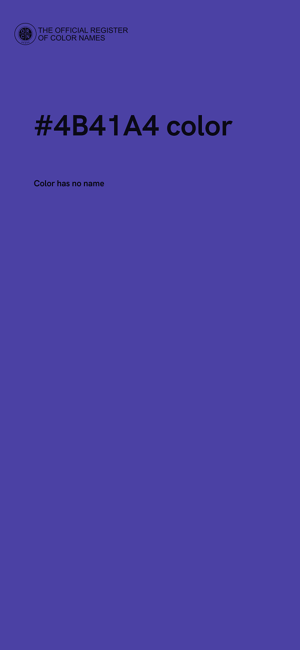 #4B41A4 color image