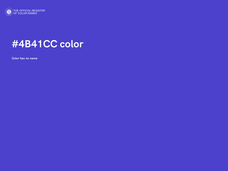 #4B41CC color image