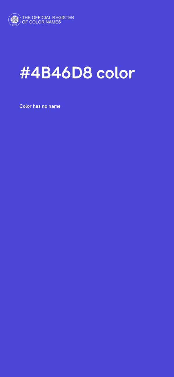 #4B46D8 color image