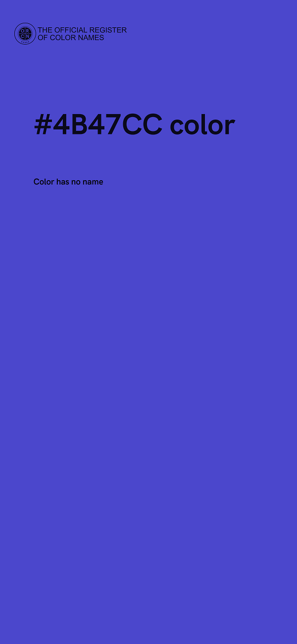 #4B47CC color image