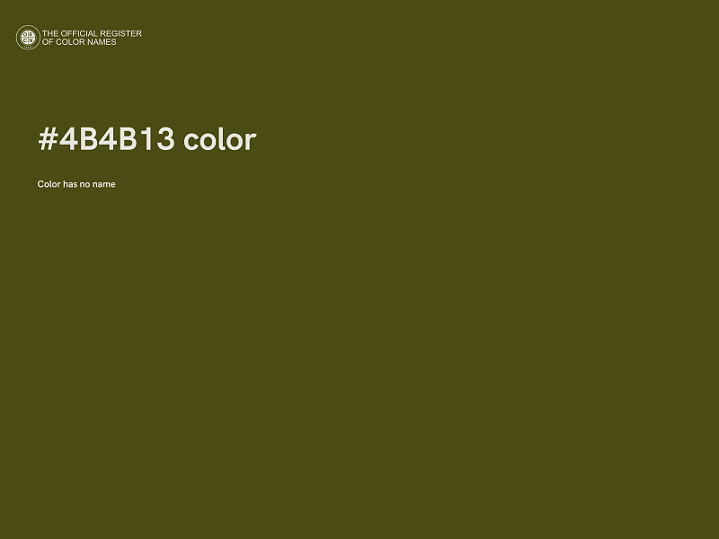 #4B4B13 color image