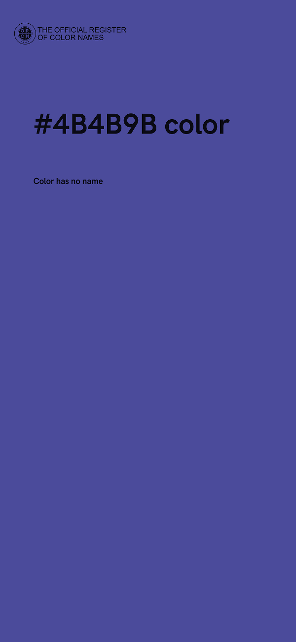 #4B4B9B color image