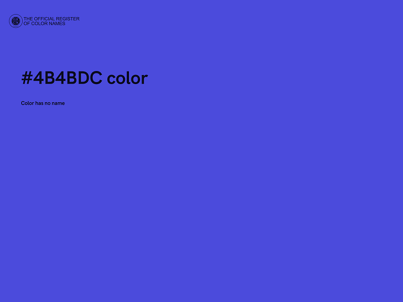 #4B4BDC color image