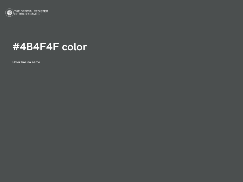 #4B4F4F color image
