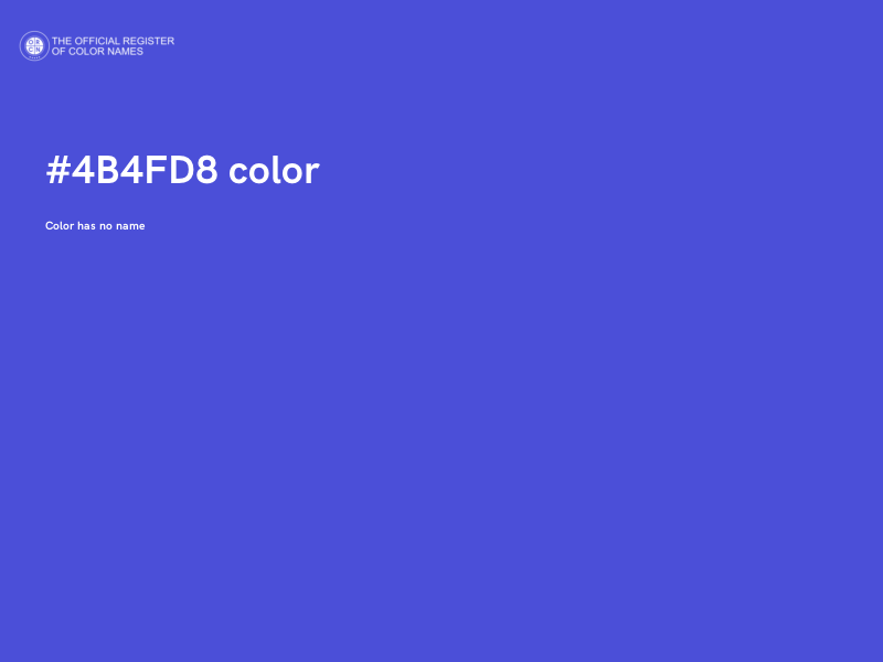#4B4FD8 color image