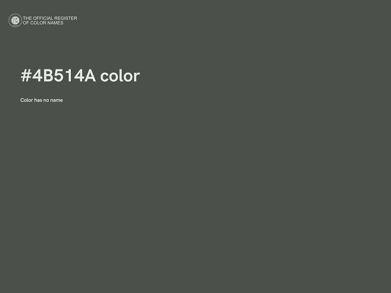 #4B514A color image
