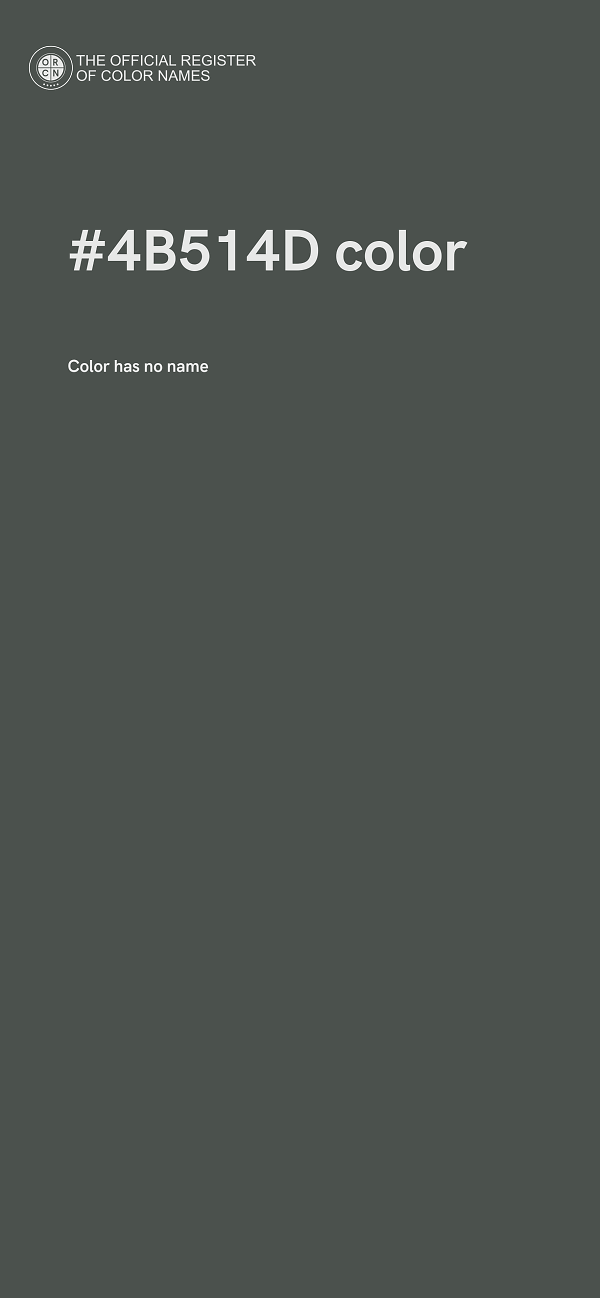 #4B514D color image