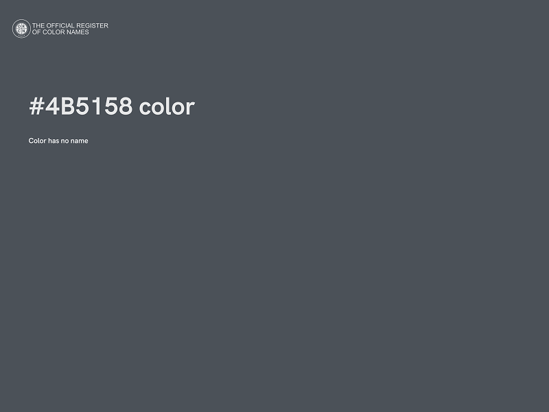 #4B5158 color image