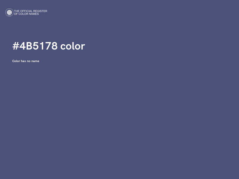 #4B5178 color image