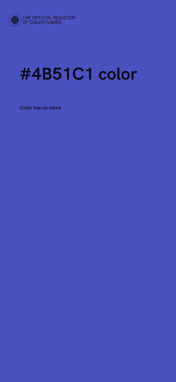 #4B51C1 color image