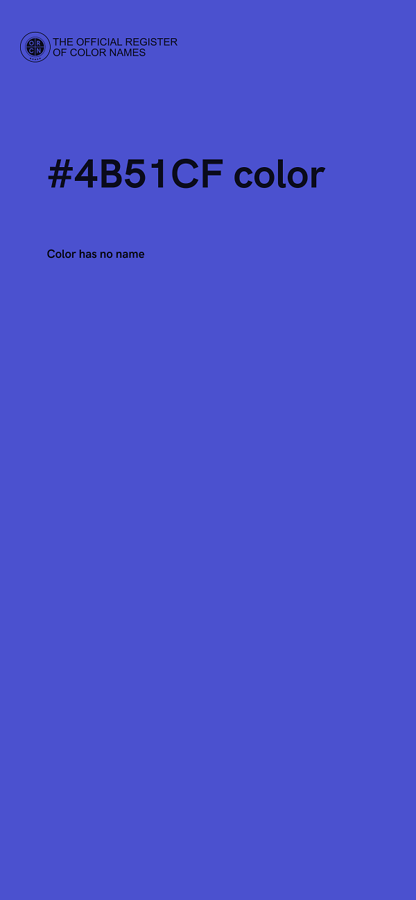 #4B51CF color image